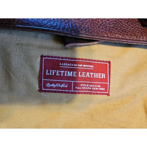 Duluth Lifetime Leather Crossbody Saddle Bag Full Grain Cow Hide Distressed - Picture 11 of 16